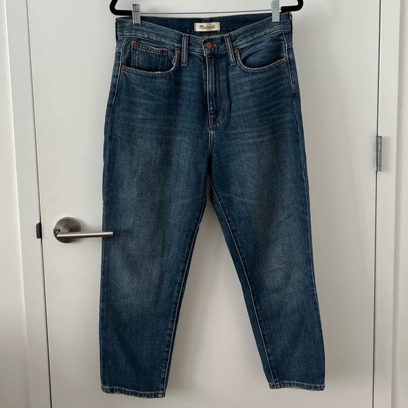 Madewell Mom Jean “The Momjean” in Medium Wash Denim Size 29P - Picture 1 of 3